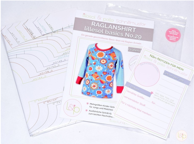 Lillesol Basics No. 29 Raglanshirt pattern, duits