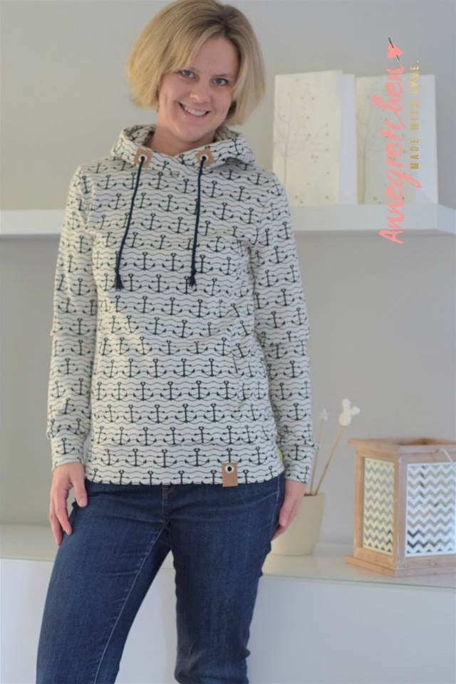 Lillesol Women No. 25 Hoodie Papierschnittmuster