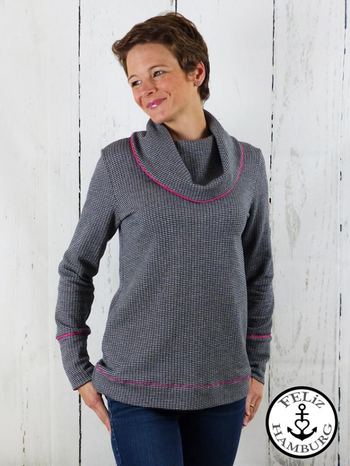 Lillesol Women No. 32 Cuddle Collar Shirt paper pattern, Duits