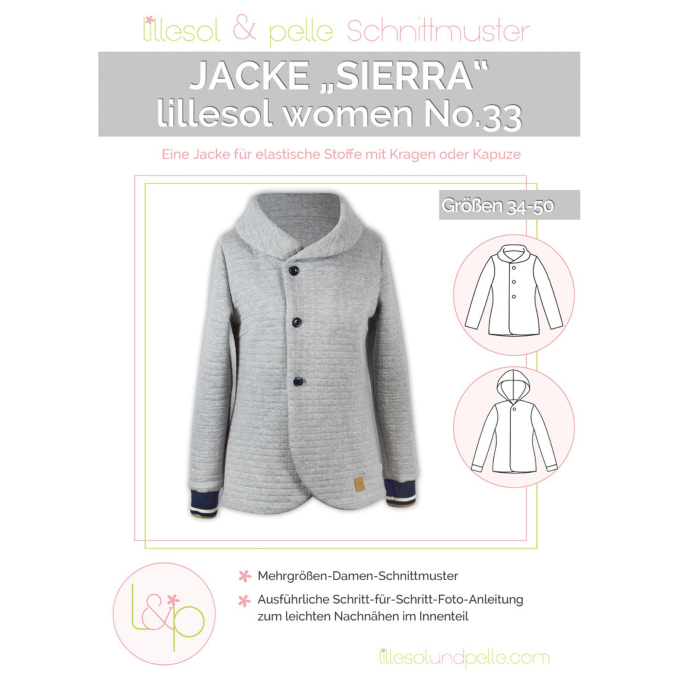 Lillesol Women No. 33 Jacket Sierra Patron en papier
