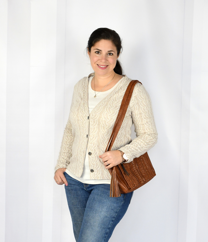 Lillesol Women No. 59 Basic-Strickjacke Paper pattern, German
