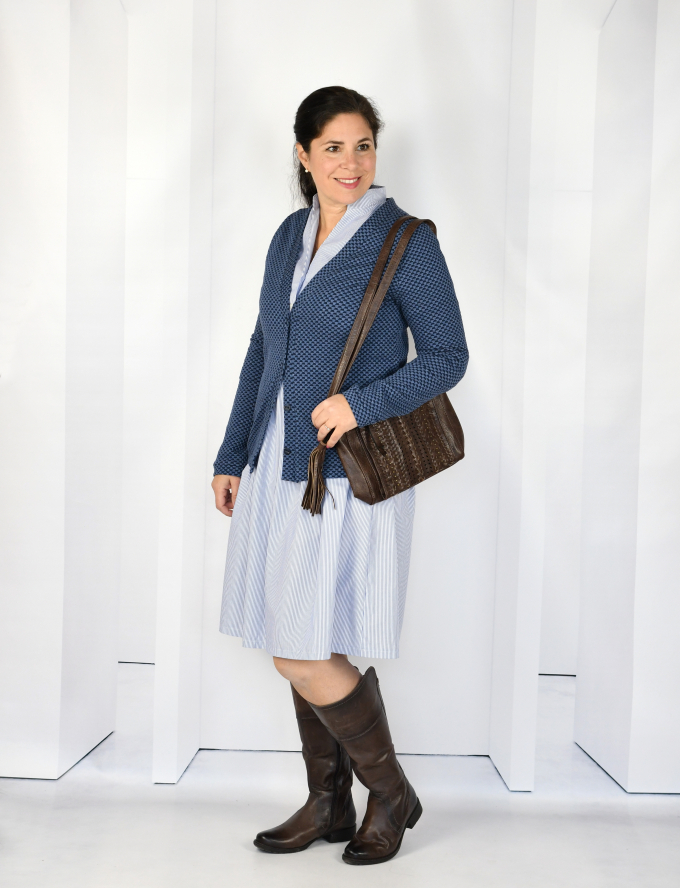 Lillesol Women No. 59 Basic-Strickjacke Paper pattern, German