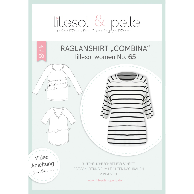 Lillesol Women No. 65 Raglanshit Combina paper pattern, German