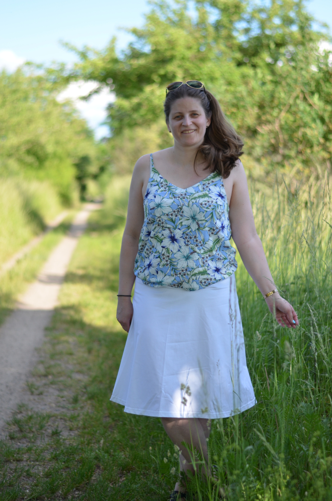 Lillesol Women No. 66 A-Linien-Rock Alba paper pattern, Duits