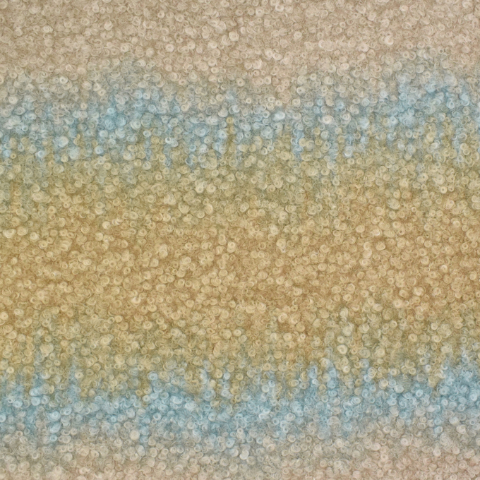 Mantel Bouclé Gradient, mint