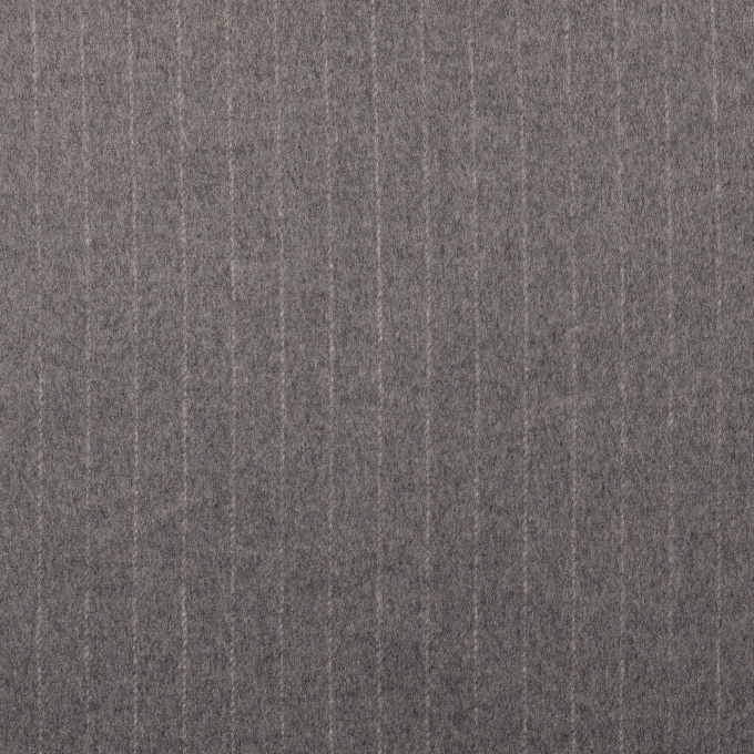 Coat fabric pinstripes, grey