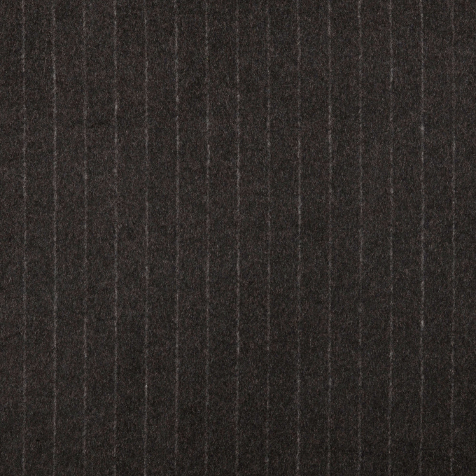 Coat fabric pinstripes, black