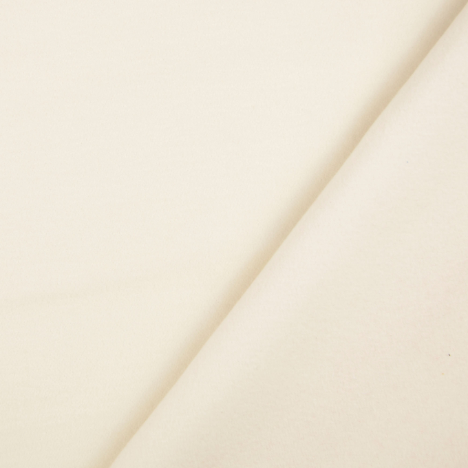 Tissu viscose polyester pour manteau uni, blanc cassé