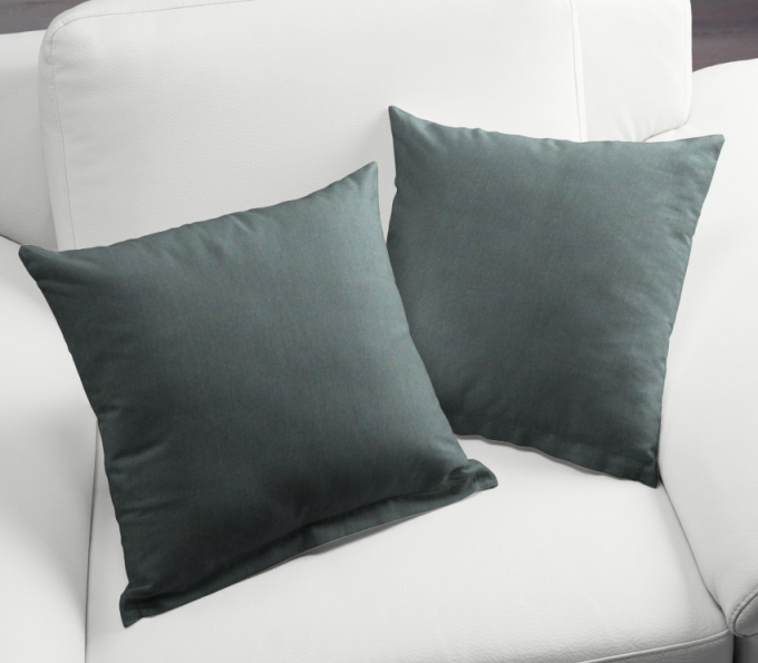 Toile store banne extérieur 160cm déperlant, uni, gris foncé