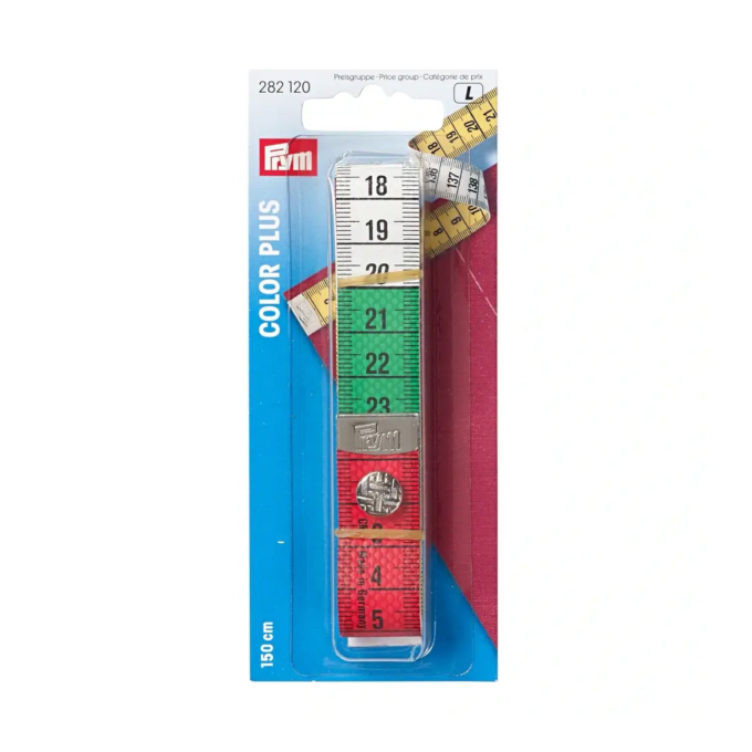 Maßband Color Plus mit Knopf