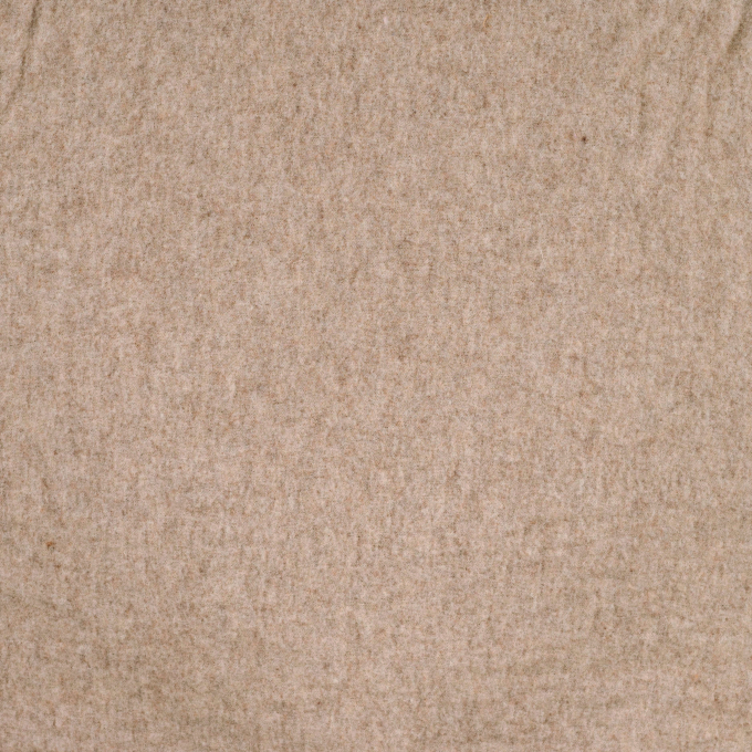 Merino wol fleece uni, beige