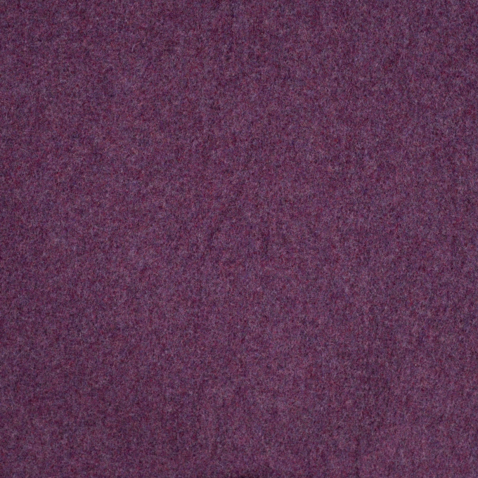 Merino wol fleece uni, donker roodpaars