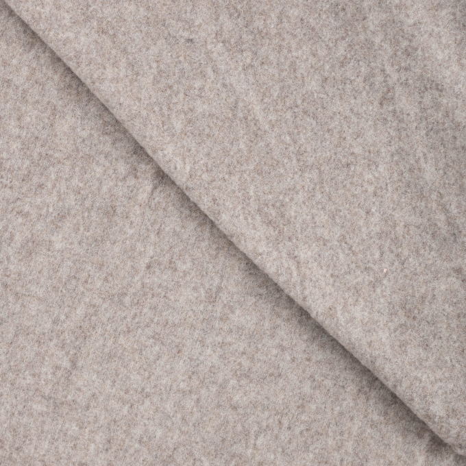Merino Wollen fleece uni, zandkleurig