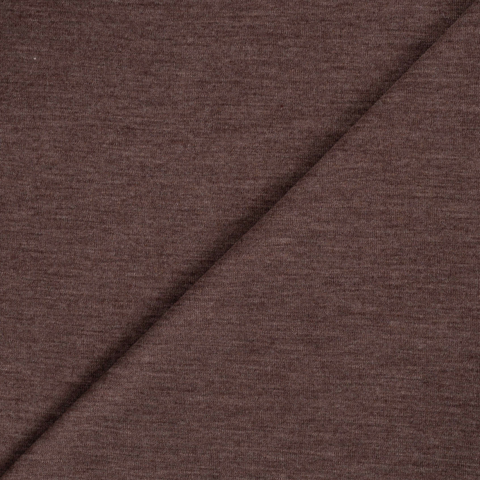Merino wol jersey stof, bruin