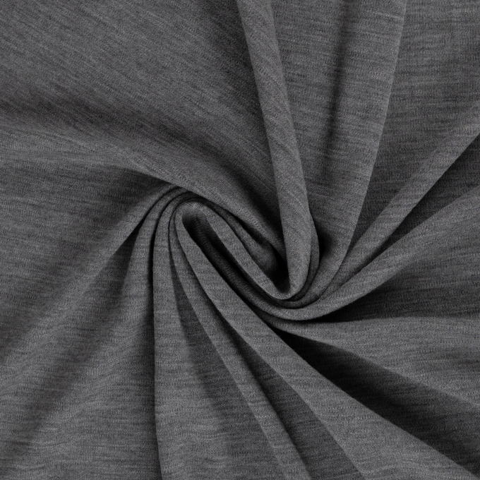 Merino Wool jersey uni, grey