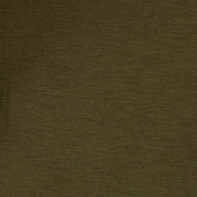 Merino Wool jersey uni, olive green
