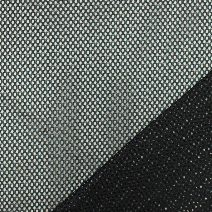 Tissu filet Mesh, noir