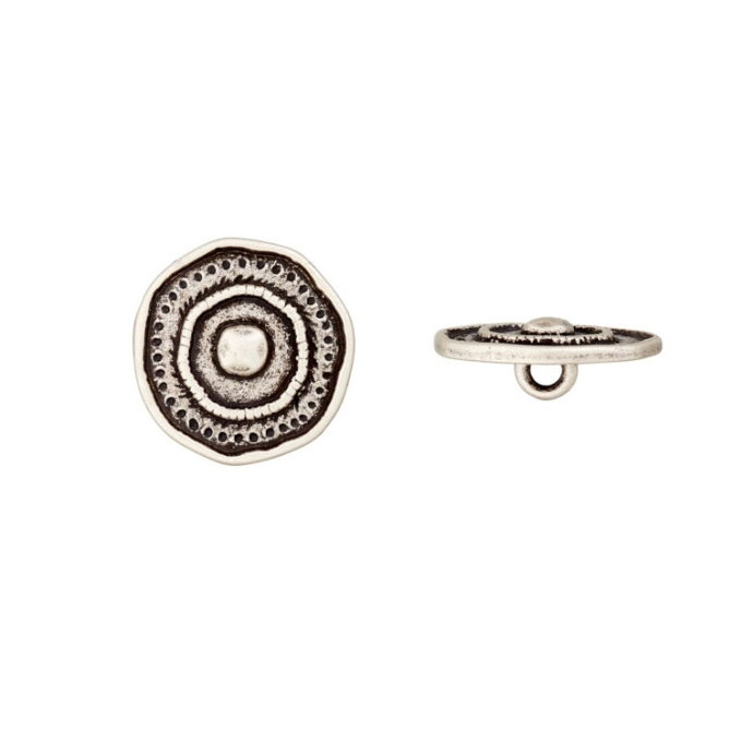 Metall Button, round 25 mm