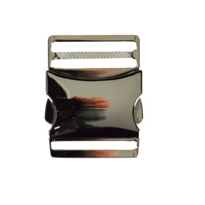 Fermoir clip métal 40mm boucle Bouclip, anthracite