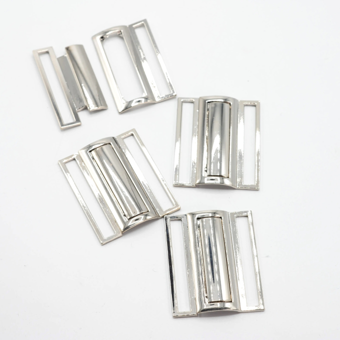 Metal - Fastener 50 mm, silver