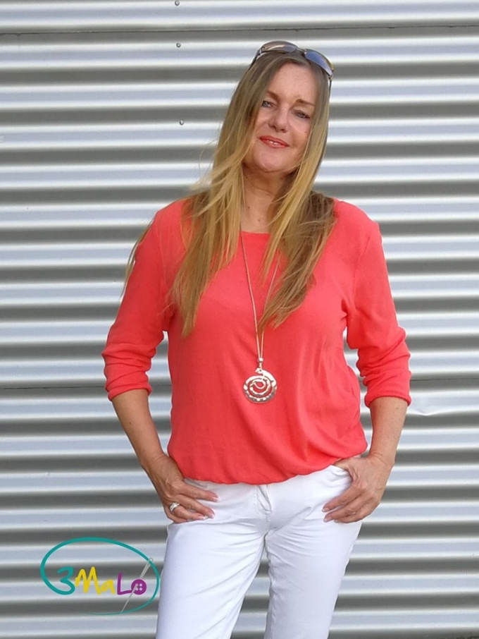 Miou Miou Shirtblouse Nellie, modèle de coupe, en allemand