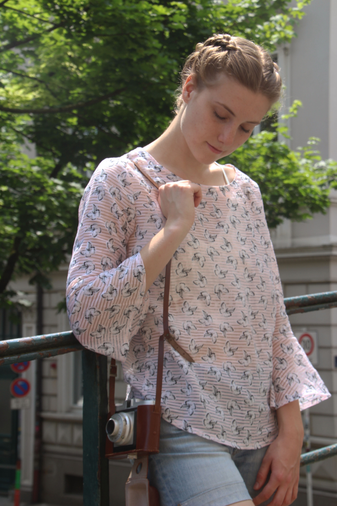 Miou Miou Shirtblouse Nellie, modèle de coupe, en allemand