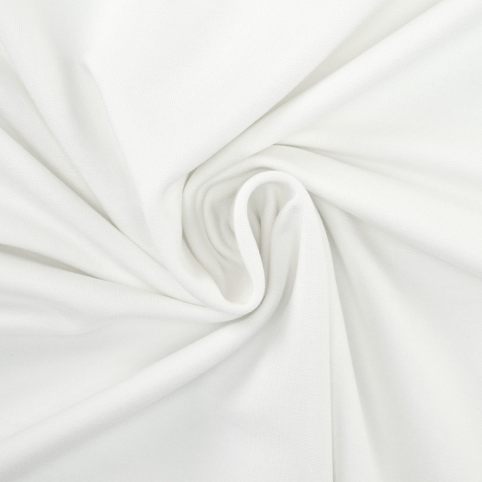 Tissu modal french terry, blanc