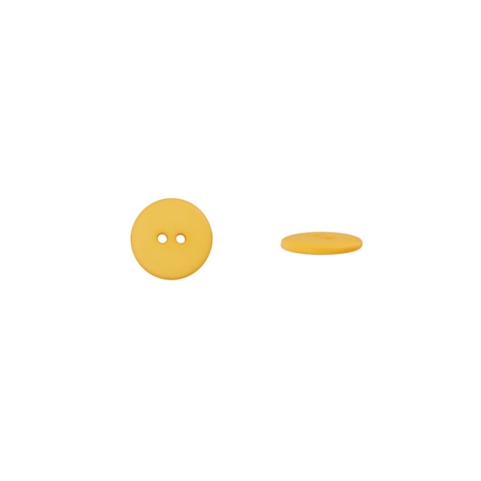 Bouton couture à la mode 20mm, jaune de soleil