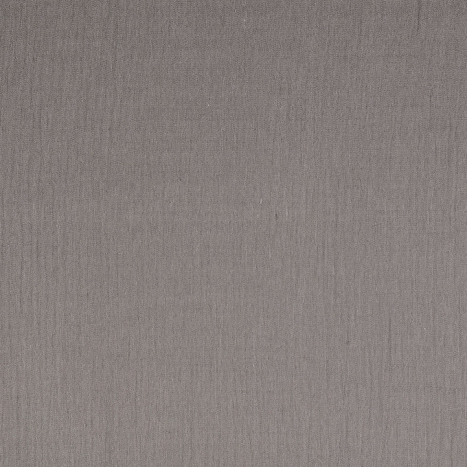 Katoenen mousseline double gauze, donkergrijs
