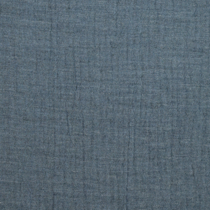 Musselin Double Gauze Melange, jeansblau