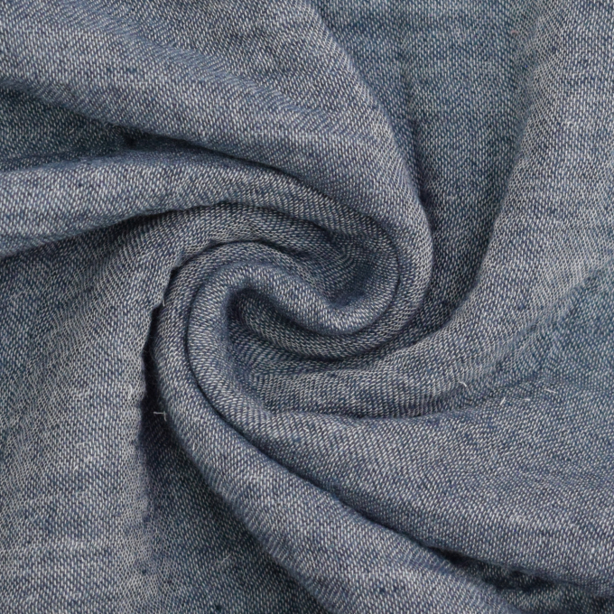 Musselin recycled four layers, marine meliert
