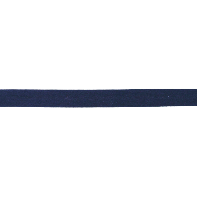 Musselin Schrägband 20mm, dunkelblau