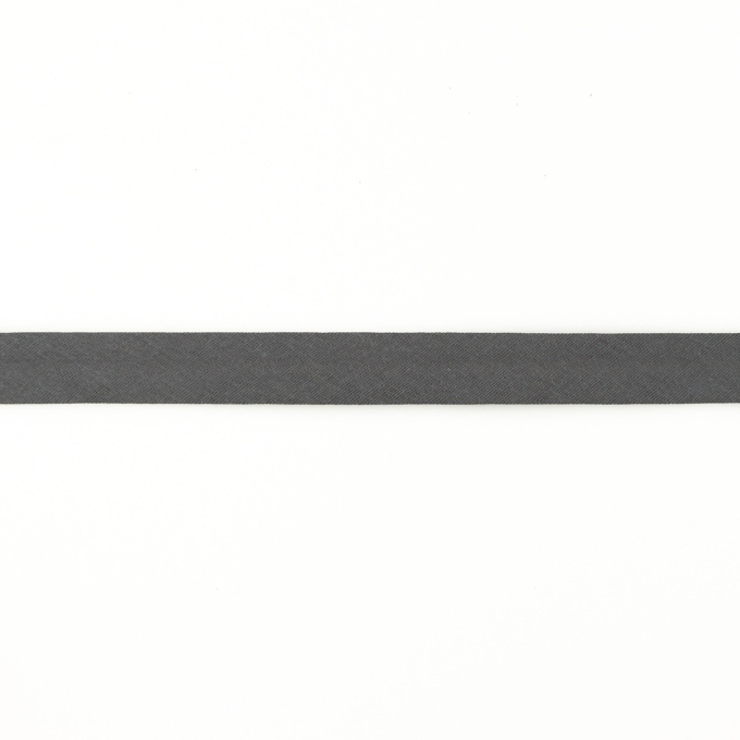 Biais couture gaze de coton 2cm, gris foncé