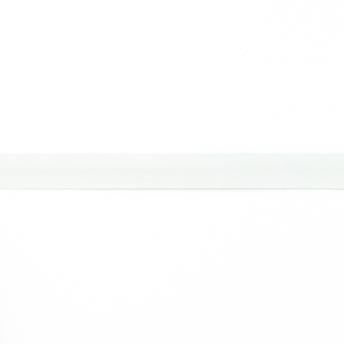 Musselin Schrägband 20mm, weiss
