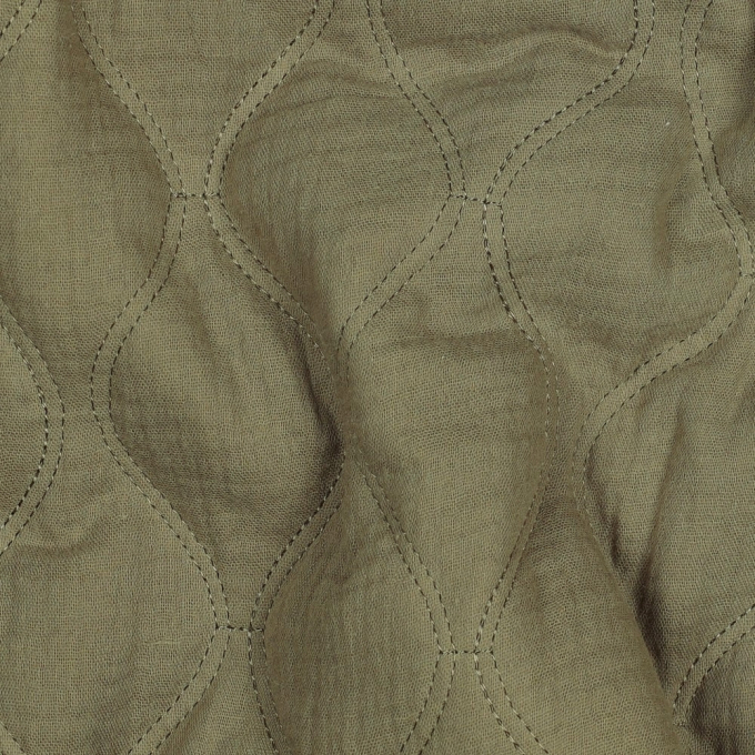 Muslin Quilt fabric, light olive green