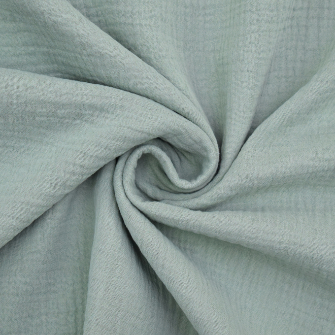 Organic Cotton Double Gauze Muslin Fabric for Dressmaking and Baby