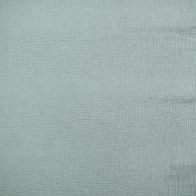 Katoenen mousseline double gauze, bleke mintgroen