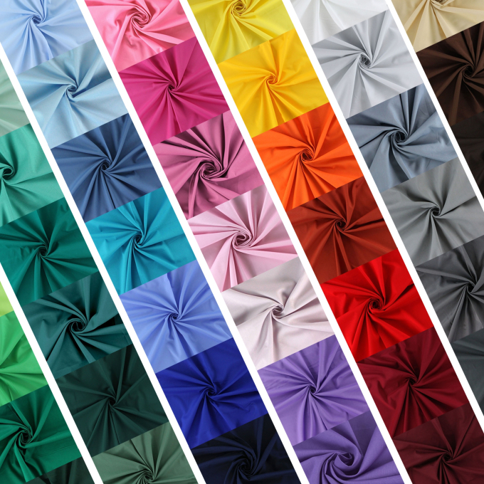 Nuancier tissu fanion cretonne de coton
