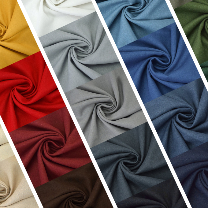 Kleurenkaart viscose linnen mix