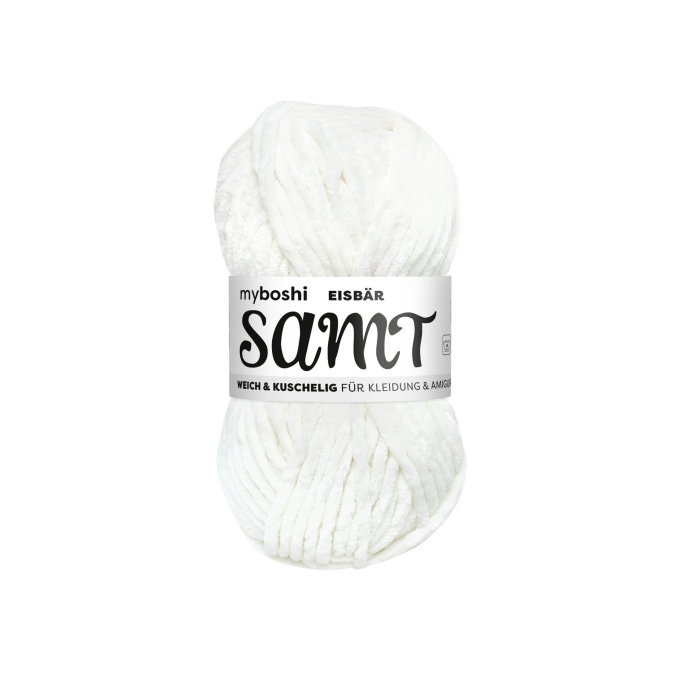 myboshi Amigurumi Samt Wolle Eisbär 100g