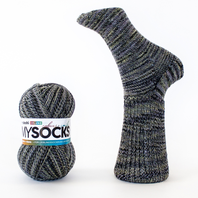 myboshi mysocks 4-thread sock yarn Edlund 100g, grey-violet