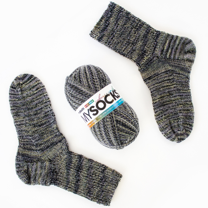 myboshi mysocks 4-thread sock yarn Edlund 100g, grey-violet