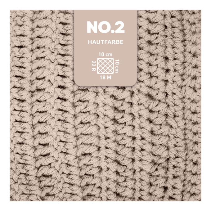 Pelote de laine coton & kapok myboshi No.2 laine d'été, 50g, couleur chair