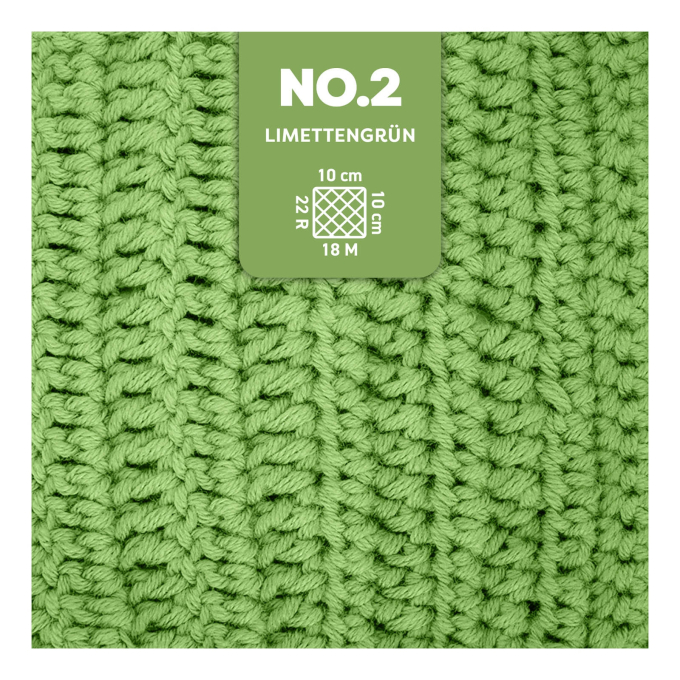 Pelote de laine coton & kapok myboshi No.2 laine d'été, 50g, limette