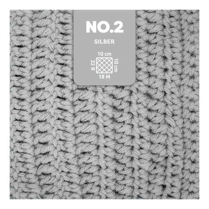 Pelote de laine coton & kapok myboshi No.2 laine d'été, 50g, argent