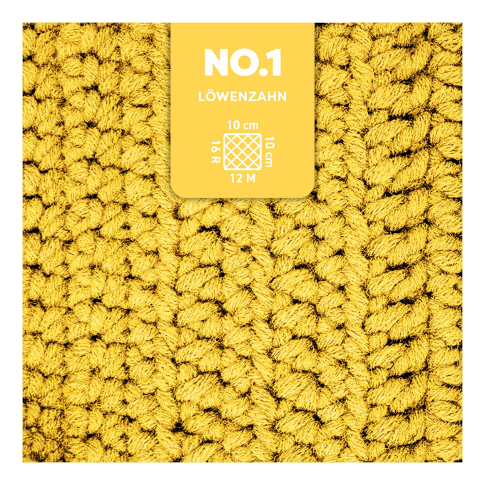 Pelote de laine merino & polyacrylique myboshi No.1, 50g, pissenlit