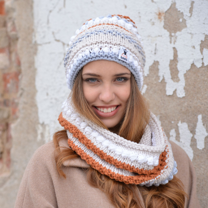 Pelote de laine merino & polyacrylique myboshi No.1, 50g, argent