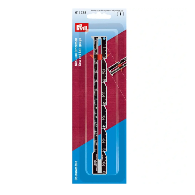 Couturomètre Prym en cm & pouce