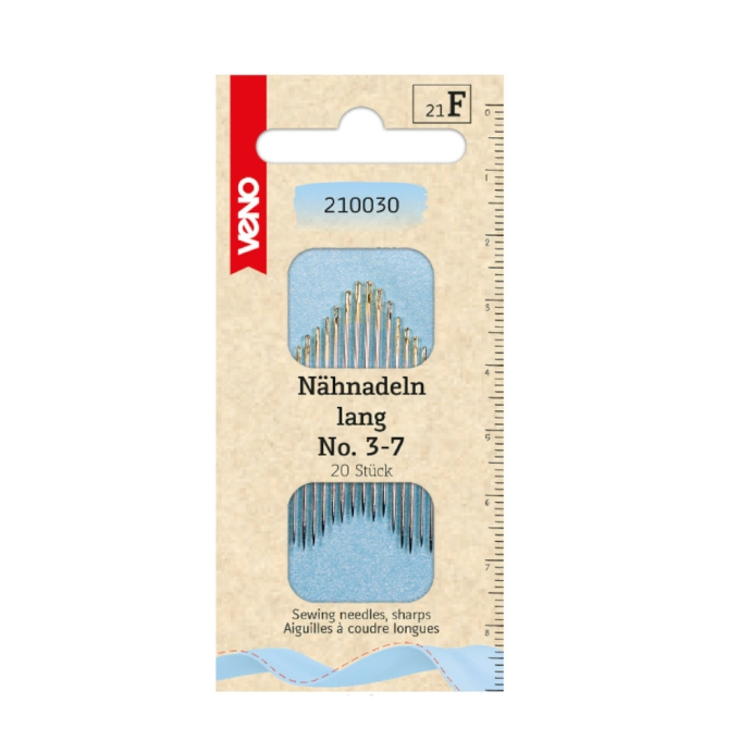 Naainaalden nr. 3-7, 20 stuks