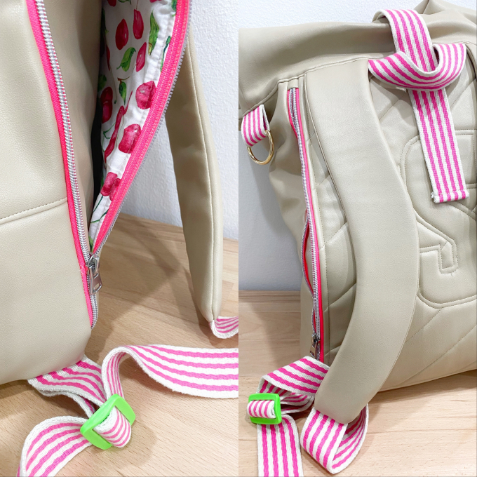 Imitatie nappaleer beige